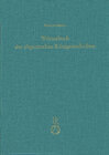 Buchcover Wörterbuch der altpersischen Königsinschriften