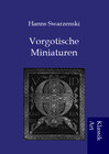 Buchcover Vorgotische Miniaturen