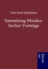 Buchcover Sammlung Musikalischer Vorträge