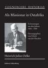 Buchcover Als Missionar in Ostafrika