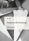 Buchcover Provenienz & Forschung