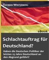 Buchcover Schlachtauftrag für Deutschland?
