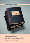 Buchcover Gretchen Kahn. Tagebücher von Juli 1905 bis Oktober 1915