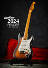 Buchcover guitar Fender Kalender 2024