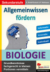 Buchcover Allgemeinwissen fördern BIOLOGIE