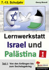 Buchcover Lernwerkstatt Israel und Palästina 1