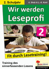 Buchcover Wir werden Leseprofi / Klasse 2