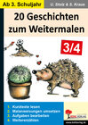 Buchcover 20 Geschichten zum Weitermalen - Band 2 (3./4. Schuljahr)