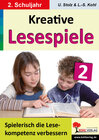 Buchcover Kreative Lesespiele zur Verbesserung der Lesekompetenz / Klasse 2