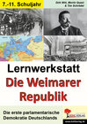 Buchcover Lernwerkstatt Die Weimarer Republik