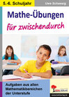 Buchcover Mathe-Übungen für zwischendurch / Klasse 5-6