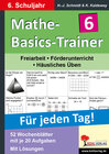 Buchcover Mathe-Basics-Trainer / Klasse 6
