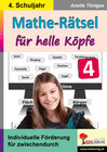 Buchcover Mathe-Rätsel für helle Köpfe / Klasse 4