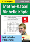 Buchcover Mathe-Rätsel für helle Köpfe / Klasse 5