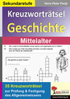 Buchcover Kreuzworträtsel Geschichte / Mittelalter