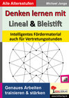 Buchcover Denken lernen mit Lineal und Bleistift