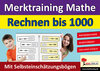 Buchcover Merktraining Mathe - Rechnen bis 1000