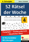 Buchcover 52 Rätsel der Woche / Klasse 4