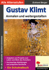 Buchcover Gustav Klimt anmalen und weitergestalten