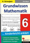 Buchcover Grundwissen Mathematik / Klasse 6