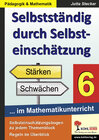 Buchcover Selbstständig durch Selbsteinschätzung im Mathematikunterricht 6. Schuljahr