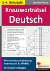 Buchcover Kreuzworträtsel Deutsch / Klasse 3-4