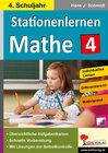 Buchcover Stationenlernen Mathe / Klasse 4