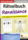 Buchcover Rätselbuch Renaissance
