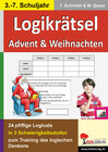 Buchcover Logikrätsel Advent & Weihnachten