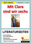 Buchcover Mit Clara sind wir sechs - Literaturseiten