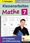 Buchcover Klassenarbeiten MATHE / Klasse 7
