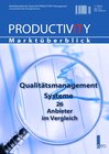 Buchcover Productivity Management Marktüberblick 1/2013