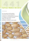 Buchcover Pre-breeding and breeding of potatoes for quantitative resistance to Phytophthora infestans on foliage and tubers adn fo