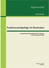 Buchcover Funktionsverbgefüge im Deutschen: Computerlexikographische Probleme und Lösungsansätze