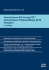 Buchcover Umsatzsteuer-Erklärung 2013/Umsatzsteuer-Voranmeldung 2014 Kompakt