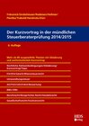 Buchcover Der Kurzvortrag in der mündlichen Steuerberaterprüfung 2014/2015