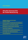 Buchcover Aktuelle Schwerpunkte der GmbH-Besteuerung