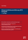 Buchcover Körperschaftsteuererklärung 2015 Kompakt