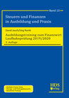 Buchcover Ausbildungstraining zum Finanzwirt Laufbahnprüfung 2019/2020