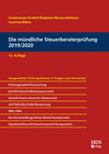 Buchcover Die mündliche Steuerberaterprüfung 2019/2020