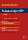 Buchcover Der Kurzvortrag in der mündlichen Steuerberaterprüfung 2021/2022