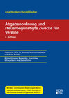 Buchcover Abgabenordnung und steuerbegünstigte Zwecke für Vereine