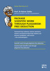 Buchcover Package Scientific work through plagiarism-free deduction