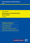 Buchcover Beschlüsse der Gesellschafter einer GmbH