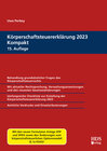 Buchcover Körperschaftsteuererklärung 2023 Kompakt