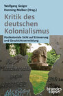 Buchcover Kritik des deutschen Kolonialismus