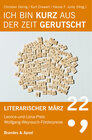 Buchcover Literarischer März. Leonce- und -Lena-Preis / Ich bin kurz aus der Zeit gerutscht