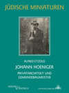 Buchcover Johann Hoeniger