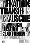 Buchcover Sonifikation: Transfer ins Musikalische / Sonification: Transfer into Musical Arts
