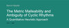 Buchcover The Metric Malleability and Ambiguity of Cyclic Rhythms